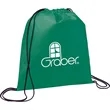 Evergreen Non-Woven Drawstring Bag | https://www.bestnamebadges.com