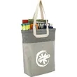 Recycled Cotton U-Handle Book Tote | https://www.bestnamebadges.com