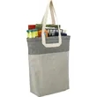 Recycled Cotton U-Handle Book Tote | https://www.bestnamebadges.com