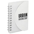 FSC® Recycled 3.4' x 4.5' Post Spiral Notebook | https://www.bestnamebadges.com