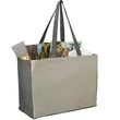 Recycled Cotton Contrast Side Shopper Tote | https://www.bestnamebadges.com
