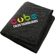 Heathered Sherpa Blanket | https://www.bestnamebadges.com