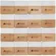 Marble and Bamboo Coaster Set | https://www.bestnamebadges.com