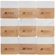 Marble and Bamboo Coaster Set | https://www.bestnamebadges.com