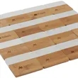 Marble and Bamboo Coaster Set | https://www.bestnamebadges.com