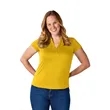 Women's AMOS Eco SS Polo | https://www.bestnamebadges.com