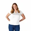 Women's AMOS Eco SS Polo | https://www.bestnamebadges.com