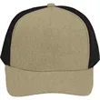 Recycled Cotton Canvas 5 Panel Mesh Back Ballcap | https://www.bestnamebadges.com