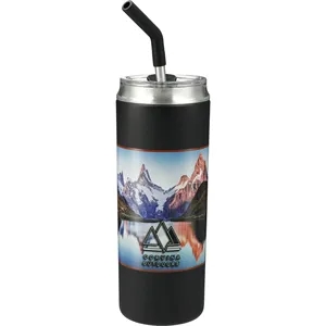 Marka Copper Vac Tumbler w/ SS straw 20oz | https://www.bestnamebadges.com