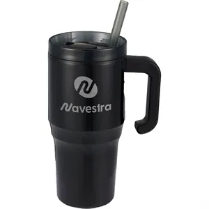 Thor 20 oz Eco-Friendly Straw Mug | https://www.bestnamebadges.com