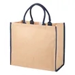 Large Jute Tote | https://www.bestnamebadges.com