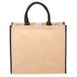 Large Jute Tote | https://www.bestnamebadges.com