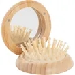 FSC® 100% Bamboo Compact Mirror/Brush | https://www.bestnamebadges.com