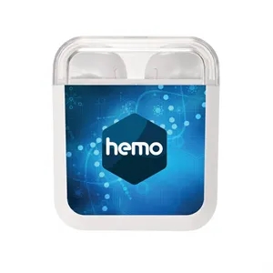 Braavos True Wireless Auto Pair Earbuds | https://www.bestnamebadges.com