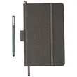 FSC® Mix 5.5" x 8.5" Heathered Hard Bound Journal | https://www.bestnamebadges.com