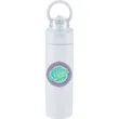 Elvin 28oz Recycled Stainless Flip Straw Bottle | https://www.bestnamebadges.com