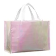 Iridescent Non-Woven Shopper Tote | https://www.bestnamebadges.com