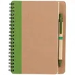 FSC® Mix 5" x 7" Eco Spiral Notebook with Pen | https://www.bestnamebadges.com