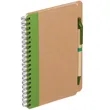 FSC® Mix 5" x 7" Eco Spiral Notebook with Pen | https://www.bestnamebadges.com