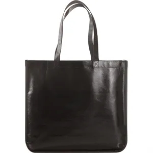 Gloss Laminated Non-Woven Shopper Tote | https://www.bestnamebadges.com