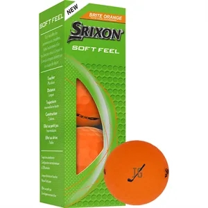 Srixon Soft Feel BRITE Golf Balls - 3 Pack | https://www.bestnamebadges.com