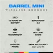 Skullcandy Barrel Mini Party Speaker | https://www.bestnamebadges.com