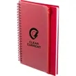 5.5" x 8.5" Spiral Notebook with Clear Pocket | https://www.bestnamebadges.com