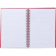 5.5" x 8.5" Spiral Notebook with Clear Pocket | https://www.bestnamebadges.com