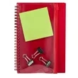 5.5" x 8.5" Spiral Notebook with Clear Pocket | https://www.bestnamebadges.com