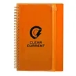 5.5" x 8.5" Spiral Notebook with Clear Pocket | https://www.bestnamebadges.com