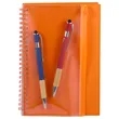 5.5" x 8.5" Spiral Notebook with Clear Pocket | https://www.bestnamebadges.com
