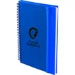 5.5" x 8.5" Spiral Notebook with Clear Pocket | https://www.bestnamebadges.com
