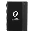 5.5" x 8.5" Spiral Notebook with Clear Pocket | https://www.bestnamebadges.com