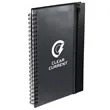 5.5" x 8.5" Spiral Notebook with Clear Pocket | https://www.bestnamebadges.com