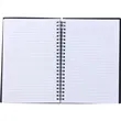 5.5" x 8.5" Spiral Notebook with Clear Pocket | https://www.bestnamebadges.com