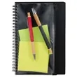 5.5" x 8.5" Spiral Notebook with Clear Pocket | https://www.bestnamebadges.com