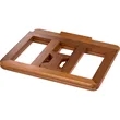 Desk Sense FSC® 100% Wood Laptop Stand | https://www.bestnamebadges.com