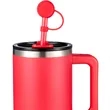 Recycled Silicone Straw Topper | https://www.bestnamebadges.com