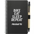 FSC® Mix 4" x 6" Pocket Spiral Notebook with Pen | https://www.bestnamebadges.com