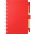 FSC® Mix 4" x 6" Pocket Spiral Notebook with Pen | https://www.bestnamebadges.com