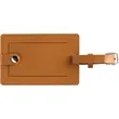 Pineapple Leather Luggage Tag | https://www.bestnamebadges.com