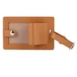 Pineapple Leather Luggage Tag | https://www.bestnamebadges.com