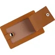 Pineapple Leather Luggage Tag | https://www.bestnamebadges.com