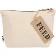 FEED Organic Cotton Pouch | https://www.bestnamebadges.com