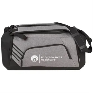 Sebring Convertible Graphite Duffel | https://www.bestnamebadges.com
