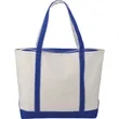Baltic 24oz Cotton Canvas Tall Zippered Tote | https://www.bestnamebadges.com