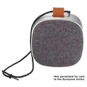 Tahoe Metal & Fabric Waterproof Bluetooth Speaker | https://www.bestnamebadges.com