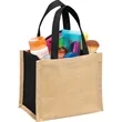 Mini Jute Gift Tote | https://www.bestnamebadges.com