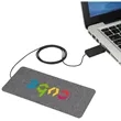 Ultra Thin Fabric Wireless Charging Pad | https://www.bestnamebadges.com