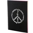 FSC® Mix 8.5" x 11" Remark 5-subject Notebook | https://www.bestnamebadges.com